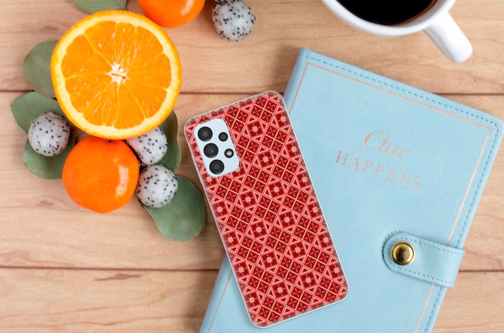 Samsung Galaxy A13 4G TPU bumper Batik Rood B2C Telecom