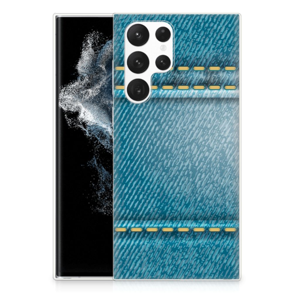 Samsung Galaxy S22 Ultra Silicone Back Cover Jeans B2C Telecom