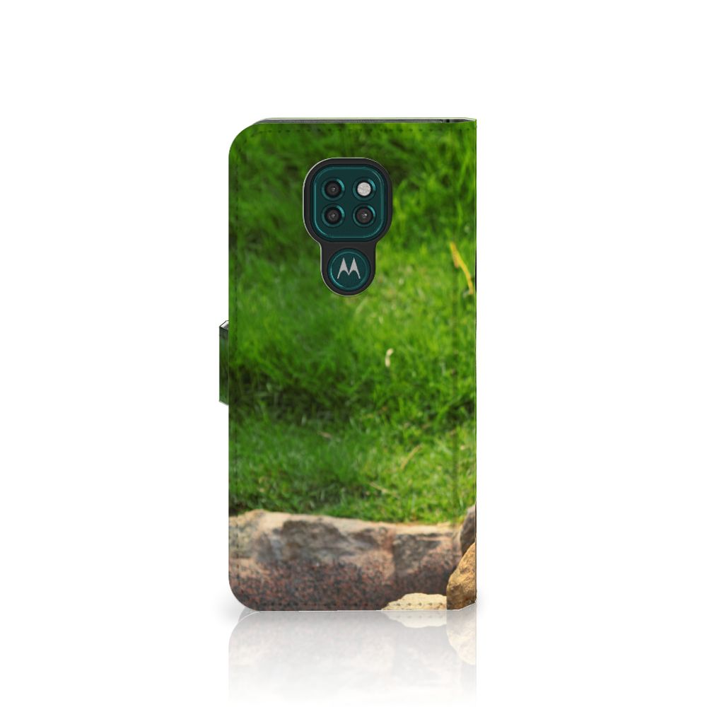 Motorola Moto G9 Play | E7 Plus Telefoonhoesje met Pasjes Panda