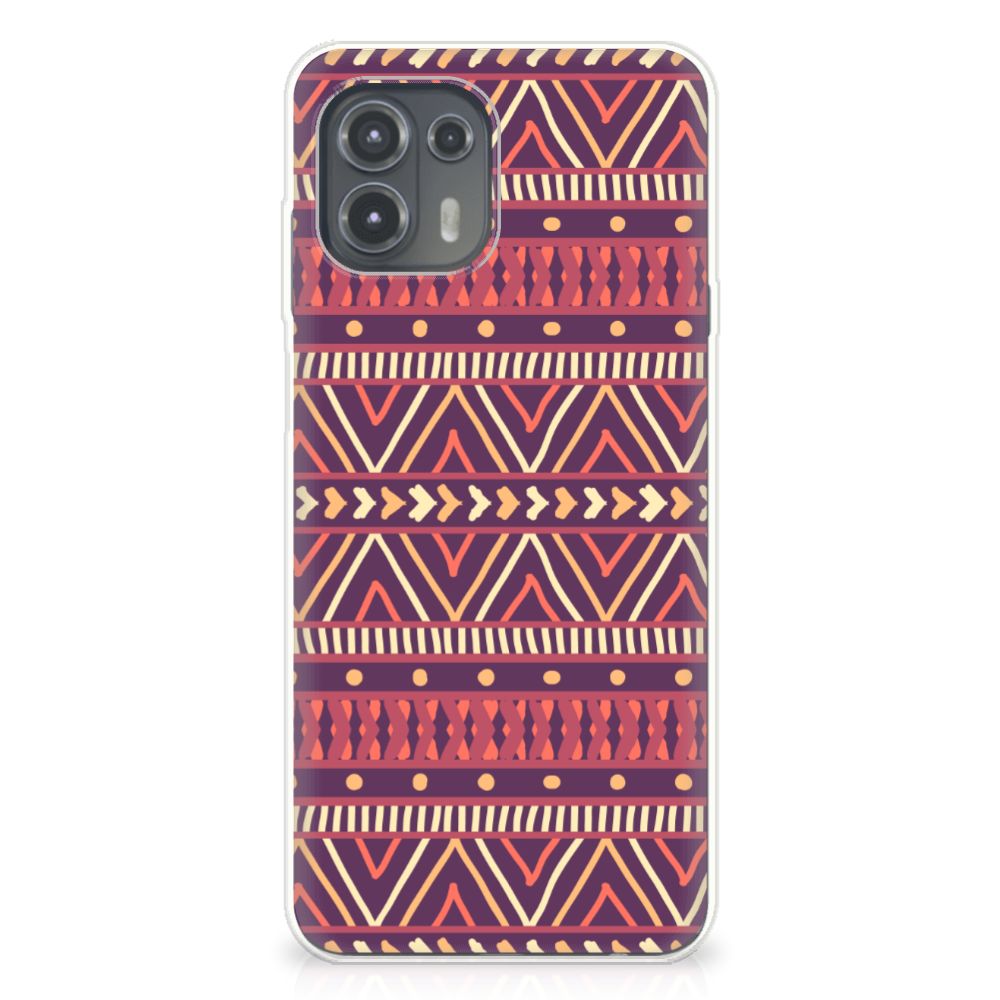 Motorola Edge 20 Lite TPU bumper Aztec Paars B2C Telecom