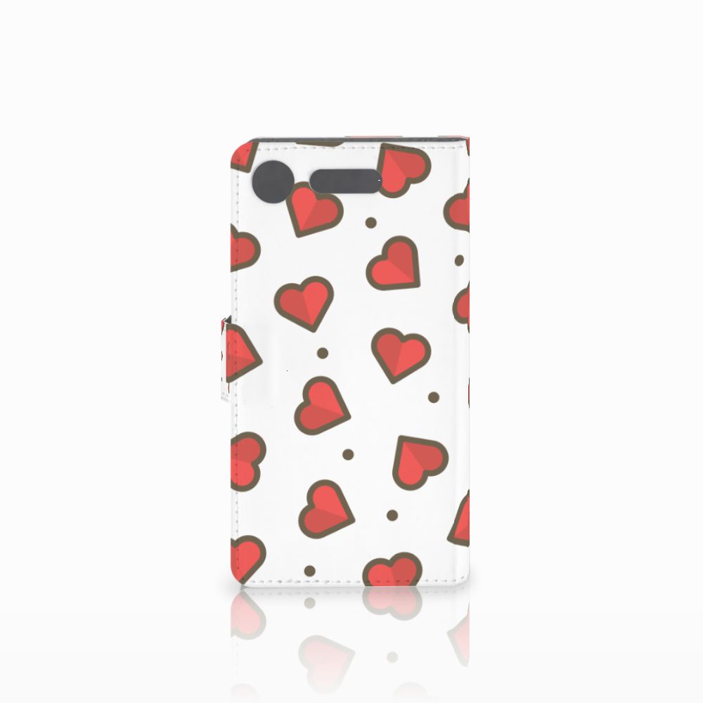 Sony Xperia XZ1 Telefoon Hoesje Hearts