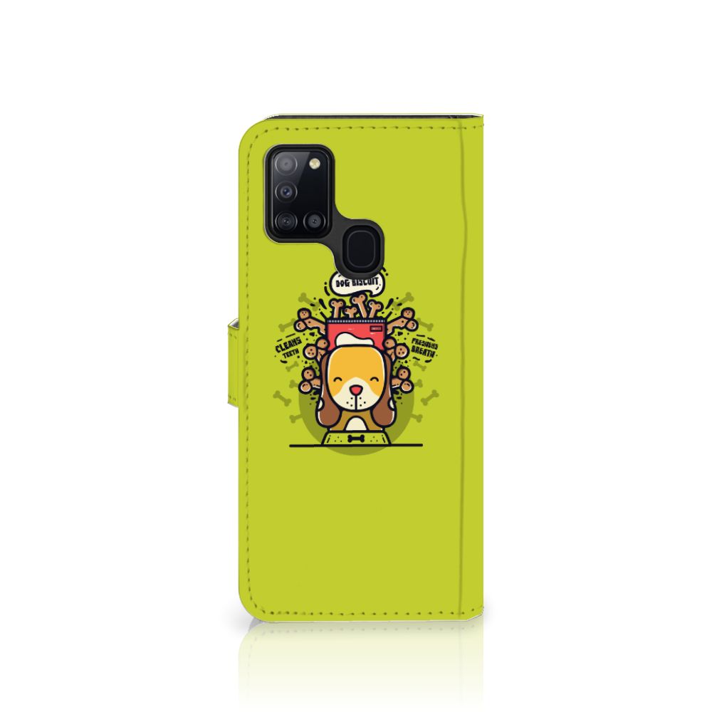 Samsung Galaxy A21s Leuk Hoesje Doggy Biscuit