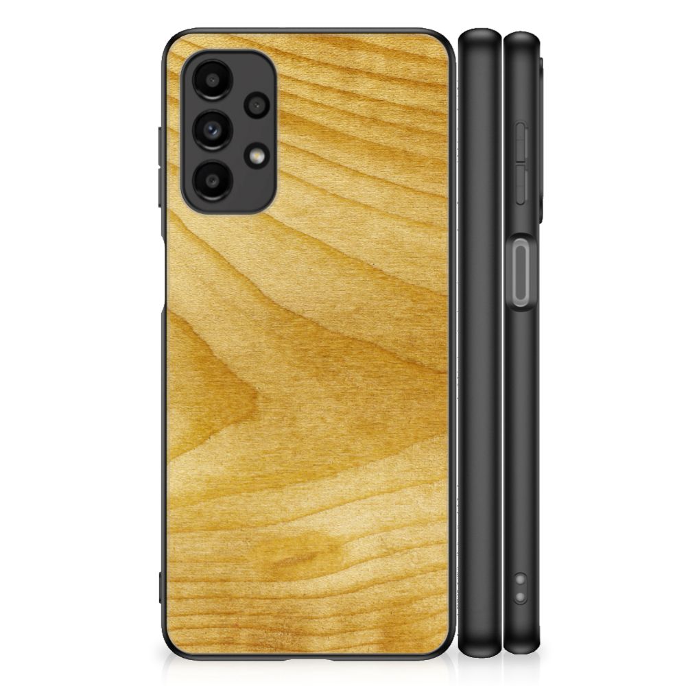 Samsung Galaxy A13 4G Houten Print Telefoonhoesje Licht Hout B2C Telecom