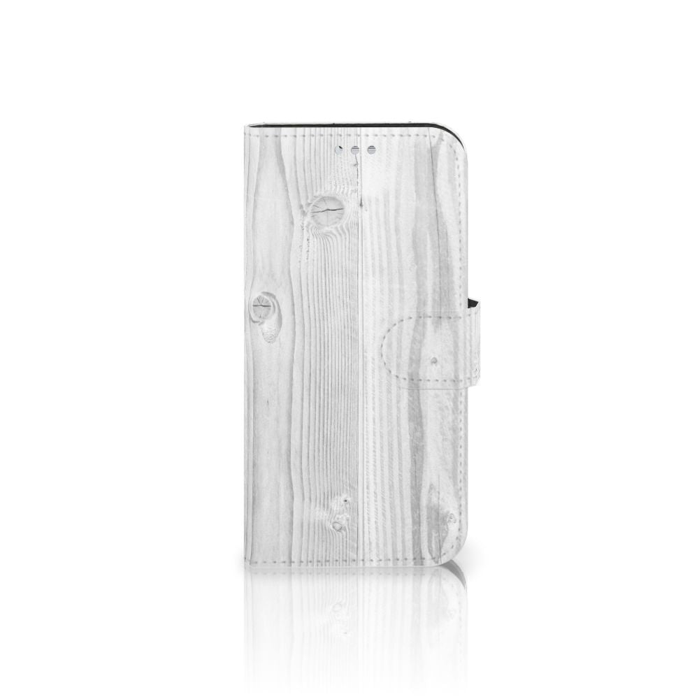 Samsung Galaxy S7 Book Style Case White Wood