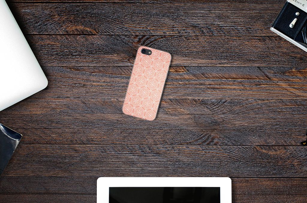 iPhone SE 2022 | SE 2020 | 8 | 7 TPU bumper Pattern Orange