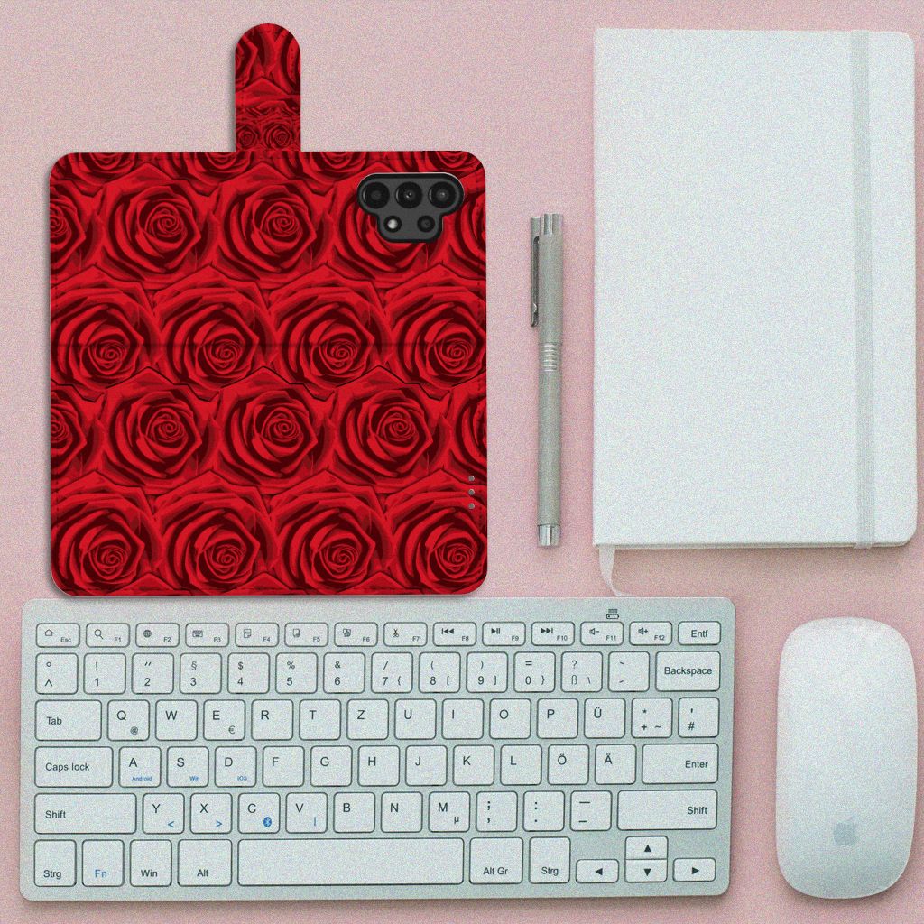 Samsung Galaxy A13 (4G) Hoesje Red Roses