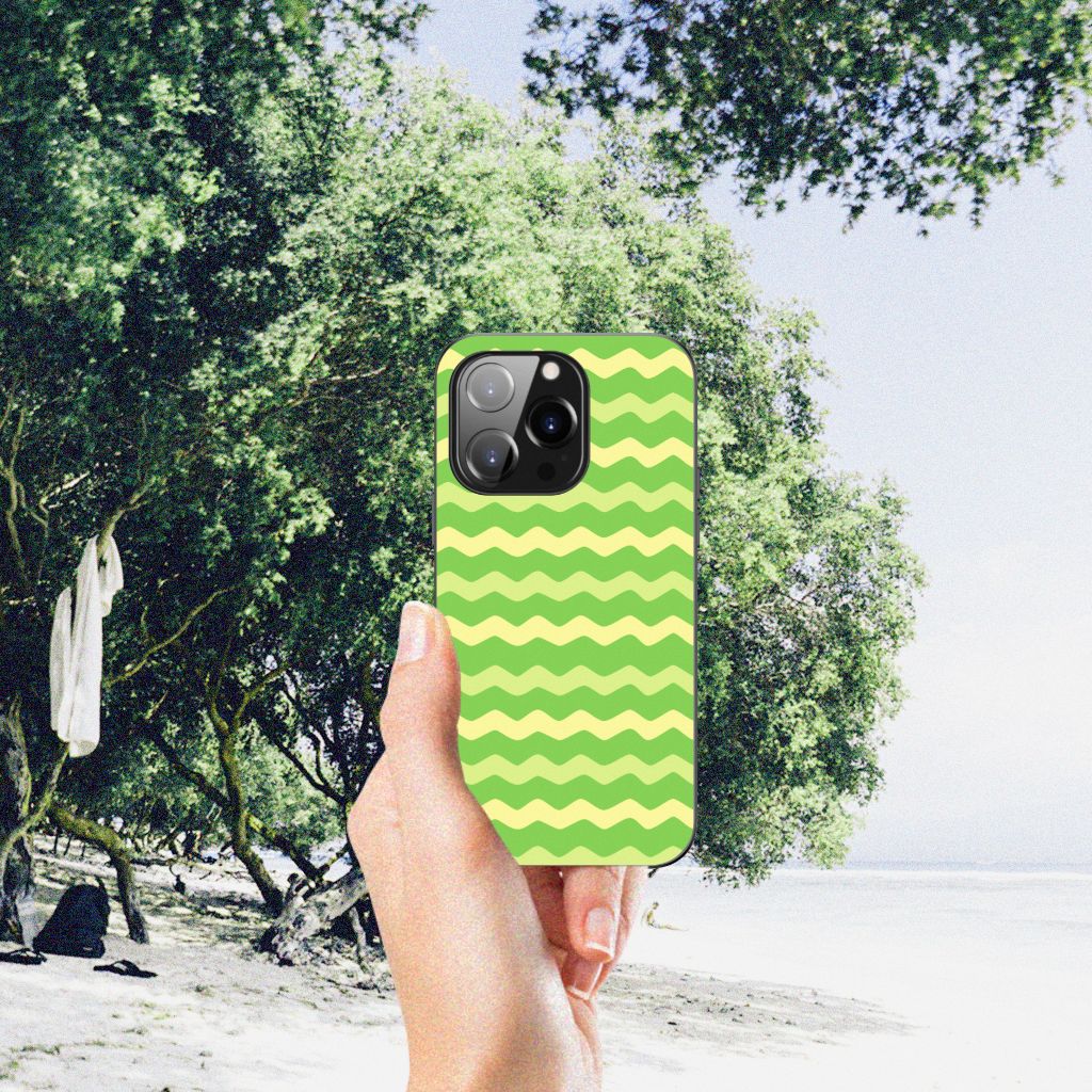 iPhone 14 Pro Back Case Waves Green B2C Telecom