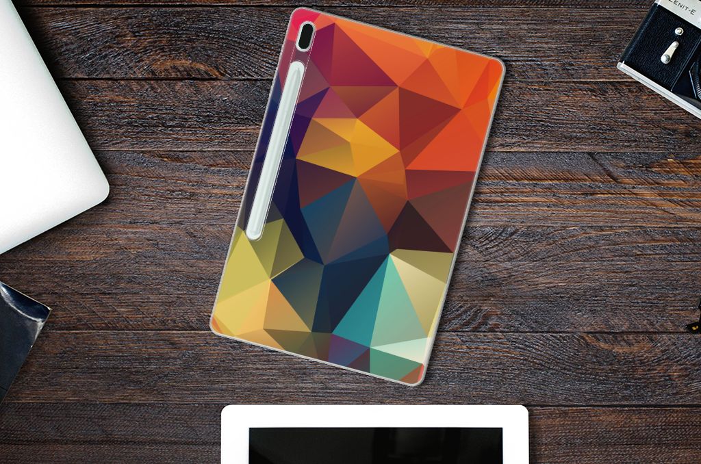 Samsung Galaxy Tab S7FE Back Cover Polygon Color - B2C Telecom