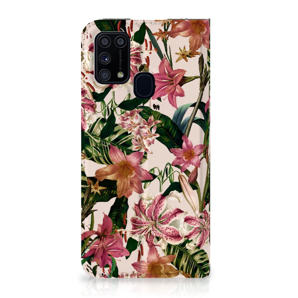 Samsung Galaxy M31 Smart Cover Flowers - B2C Telecom
