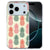 Achterkant van het Ananas TPU hoesje voor iPhone 18 Pro Max met ananasprint op beige-roze