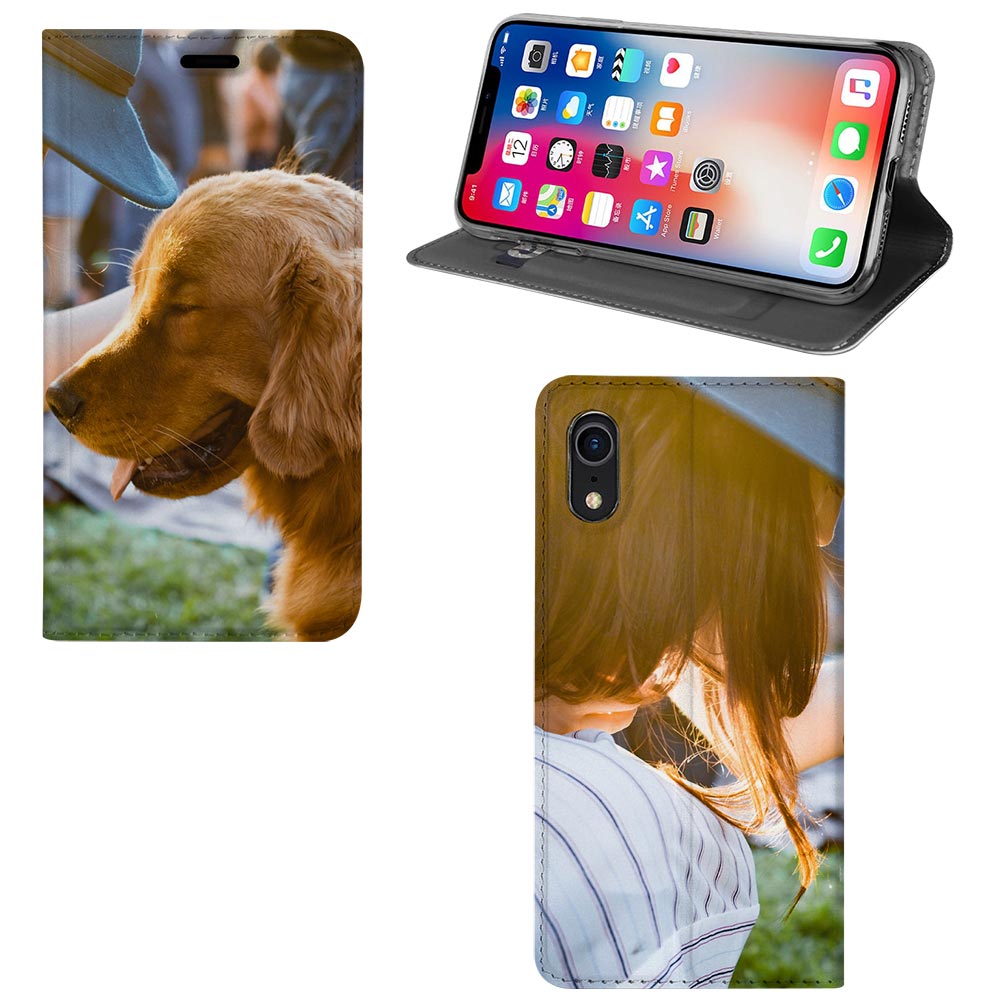 Apple iPhone Xr Stand Case Hoesje Maken met Foto