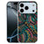 iPhone 18 Pro hoesje Aztec van achteren: geometrische ruiten en strepen in aardetinten