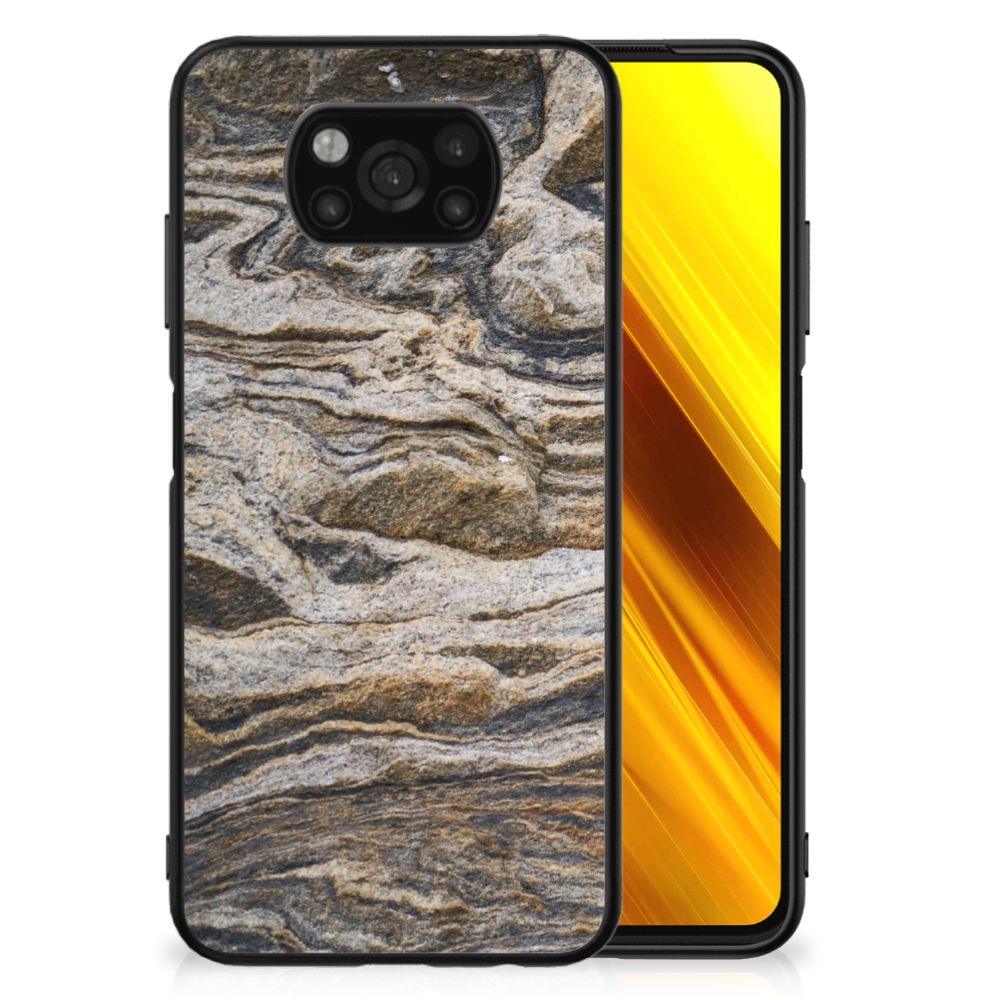 Xiaomi Poco X3 | X3 Pro Marmeren Print Telefoonhoesje Steen