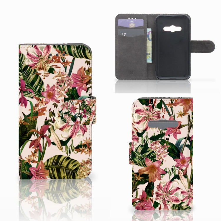 Samsung Galaxy Xcover 3 | Xcover 3 VE Hoesje Flowers