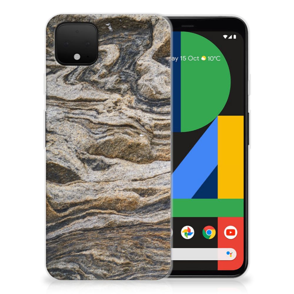 Google Pixel 4 XL TPU Siliconen Hoesje Steen