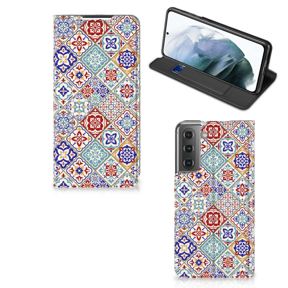 Samsung Galaxy S21 FE Standcase Tiles Color