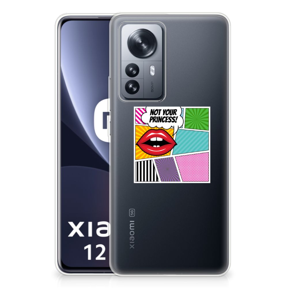Xiaomi 12 Pro Silicone Back Cover Popart Princess B2C Telecom