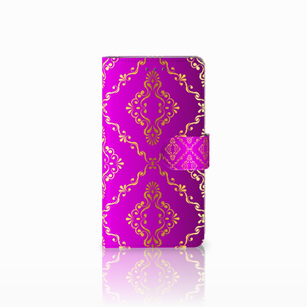 Wallet Case Samsung Galaxy J7 2016 Barok Roze