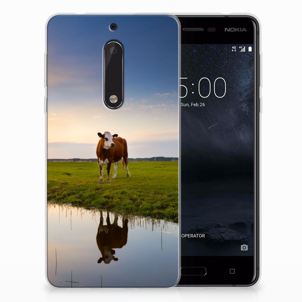 Nokia 5 TPU Hoesje Koe