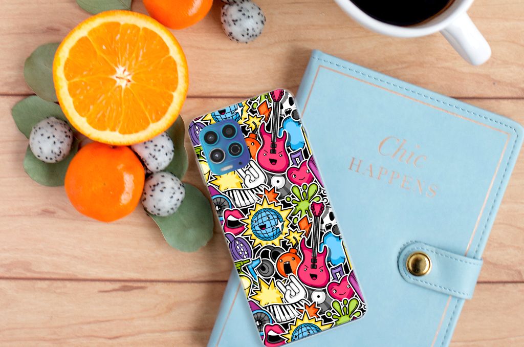 Motorola Moto G100 Silicone Back Cover Punk Rock B2C Telecom