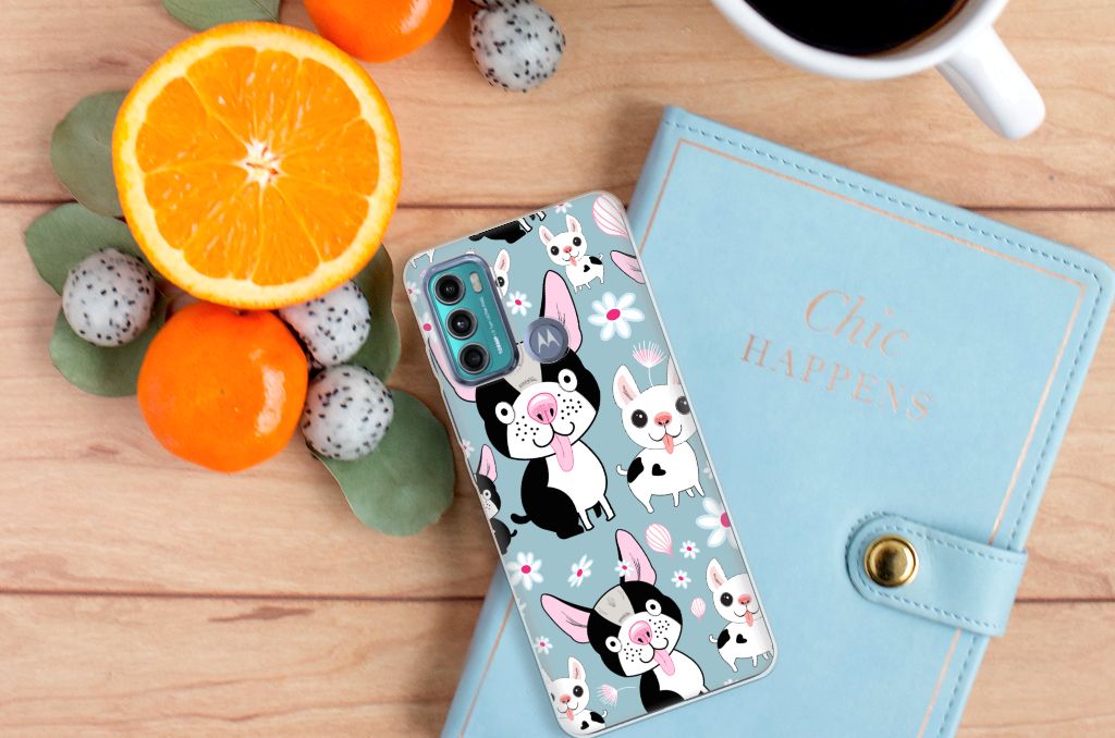 Motorola Moto G60 TPU Hoesje Hondjes B2C Telecom
