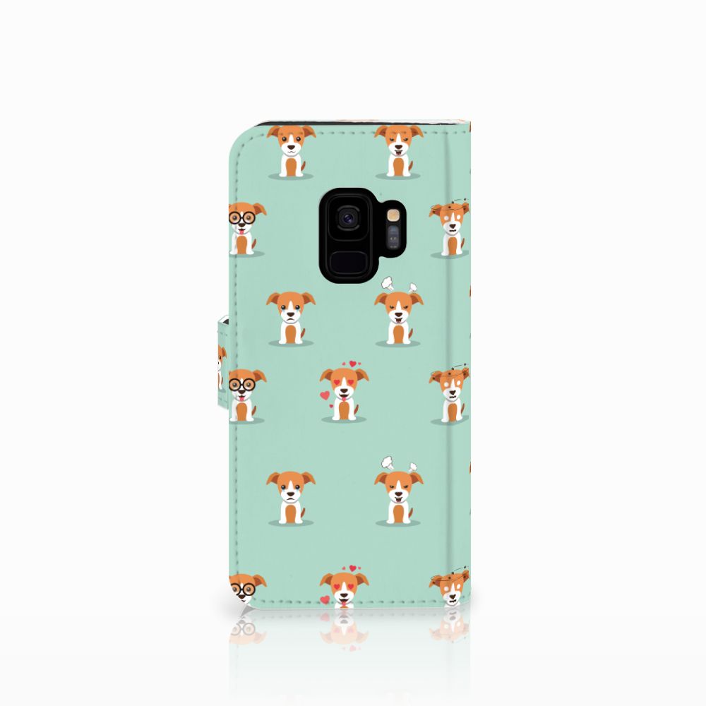 Samsung Galaxy S9 Telefoonhoesje met Pasjes Pups