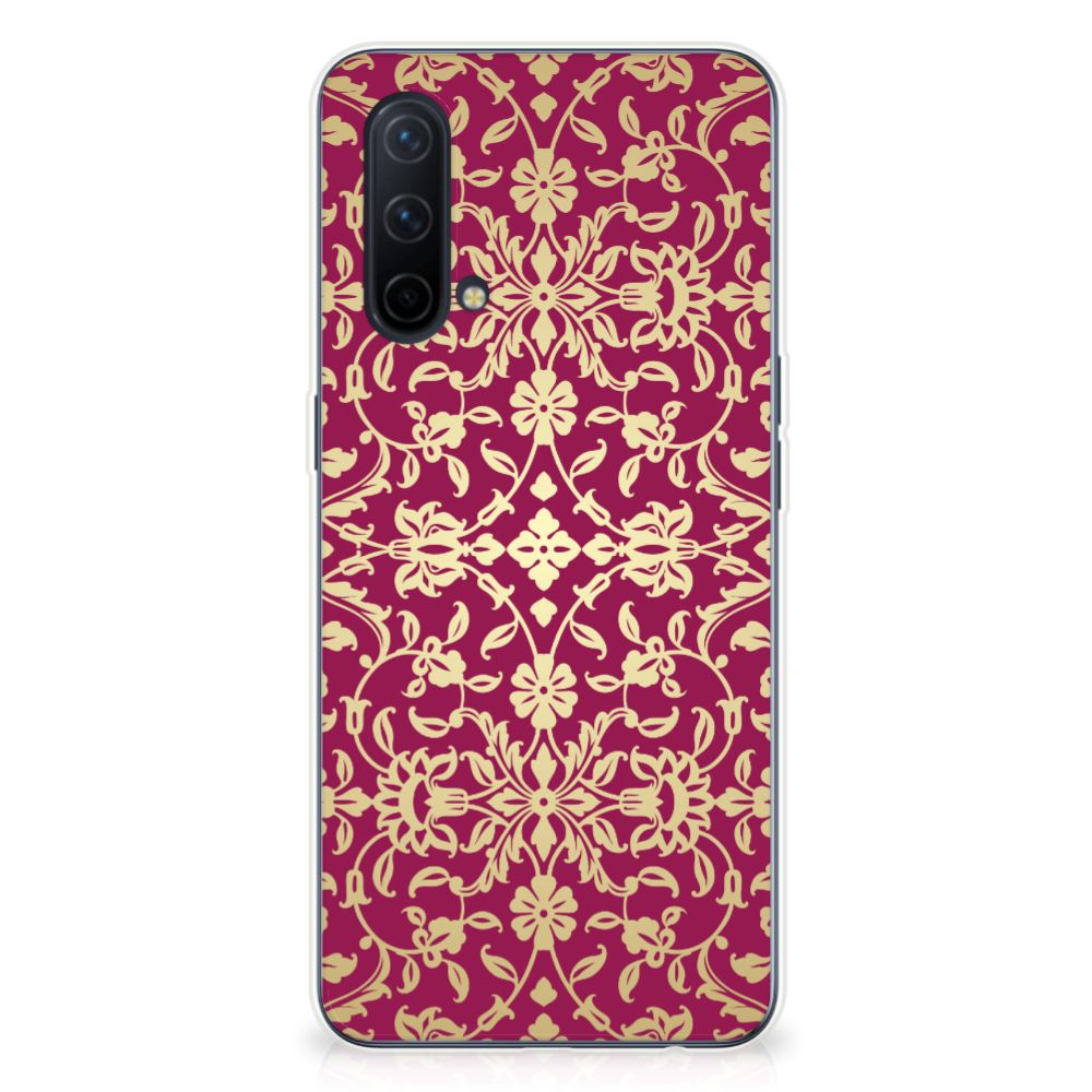 Siliconen Hoesje OnePlus Nord CE 5G Barok Pink B2C Telecom