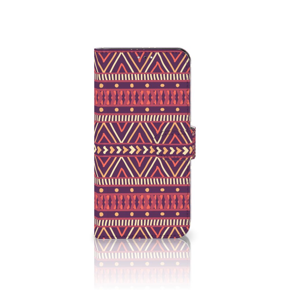 Samsung Galaxy A33 5G Telefoon Hoesje Aztec Paars