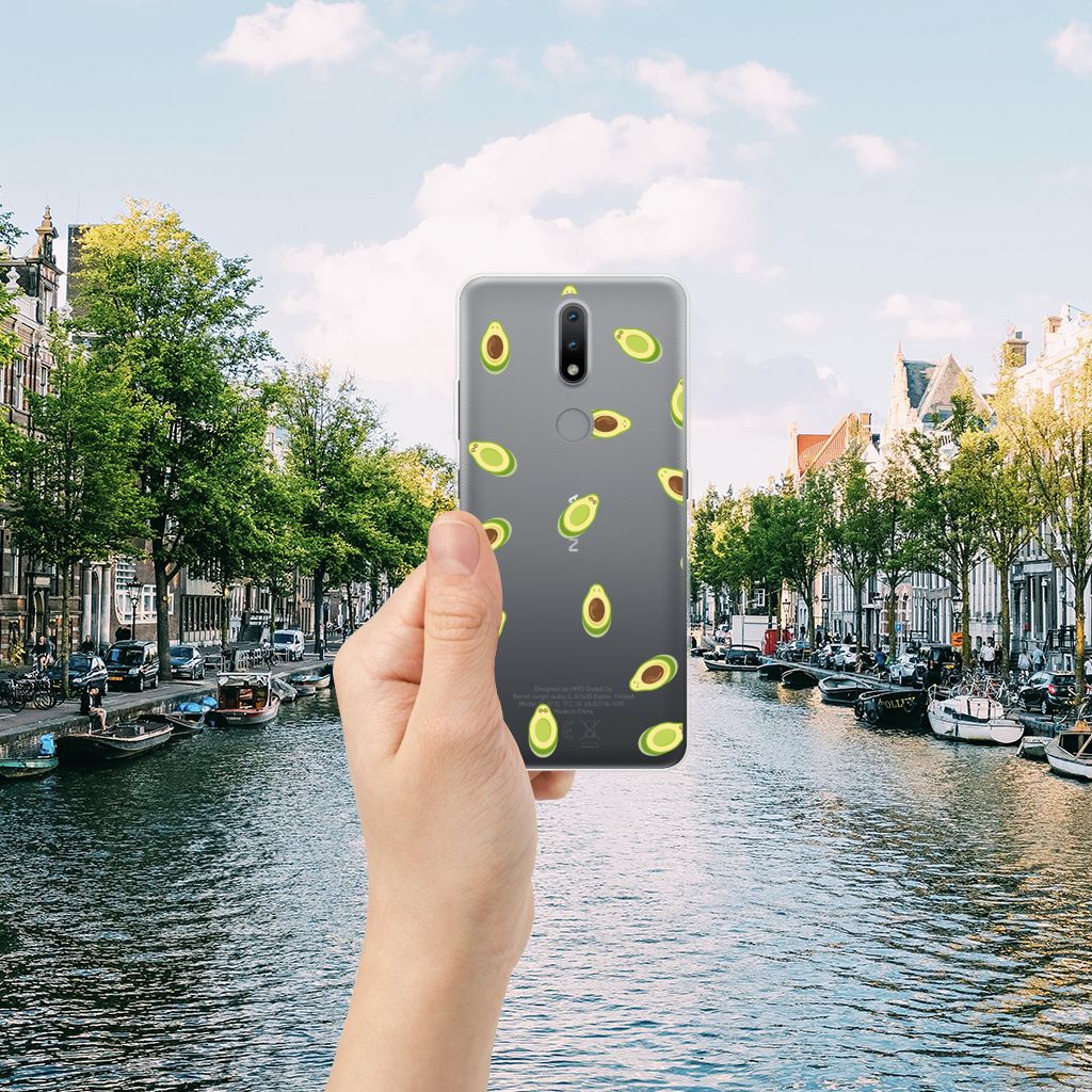 Nokia 2.4 Siliconen Case Avocado