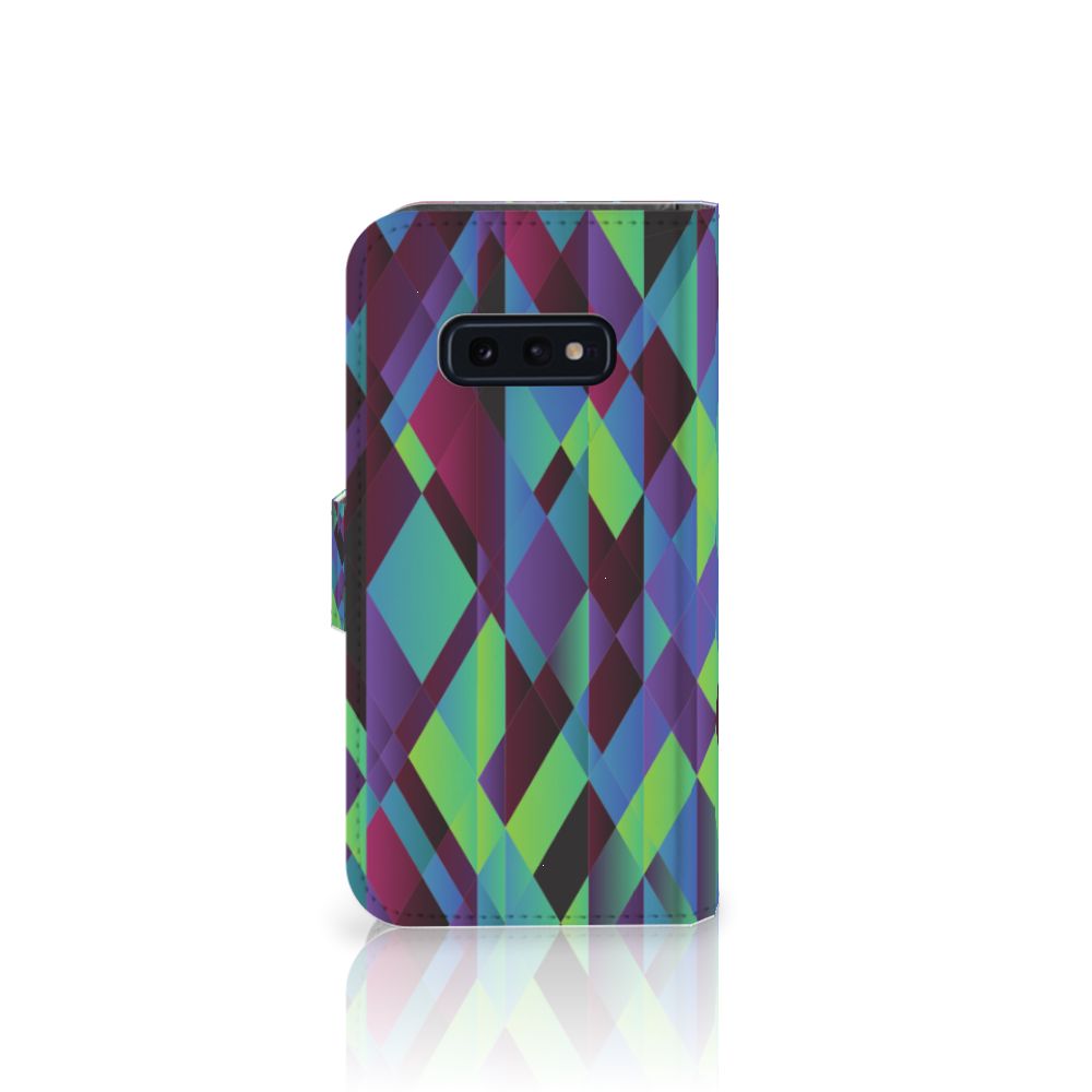 Samsung Galaxy S10e Book Case Abstract Green Blue