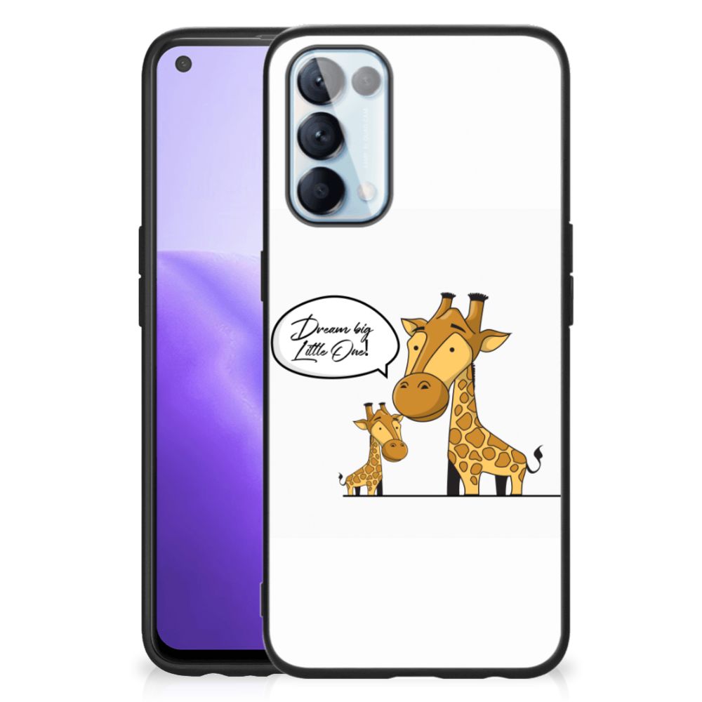 OPPO Reno5 5G | Find X3 Lite Hoesje Giraffe