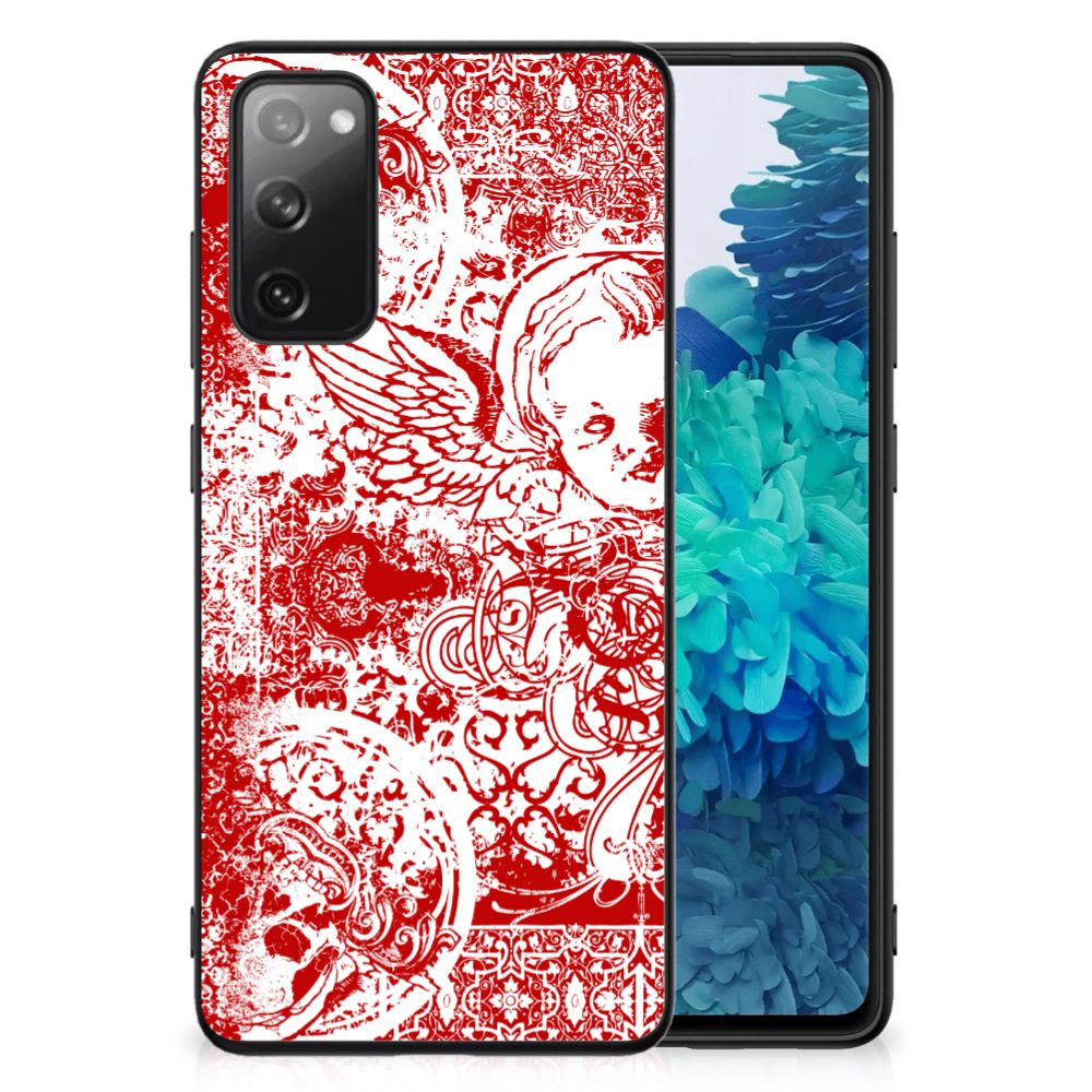 Telefoonhoesje Samsung Galaxy S20 FE Angel Skull Rood B2C Telecom