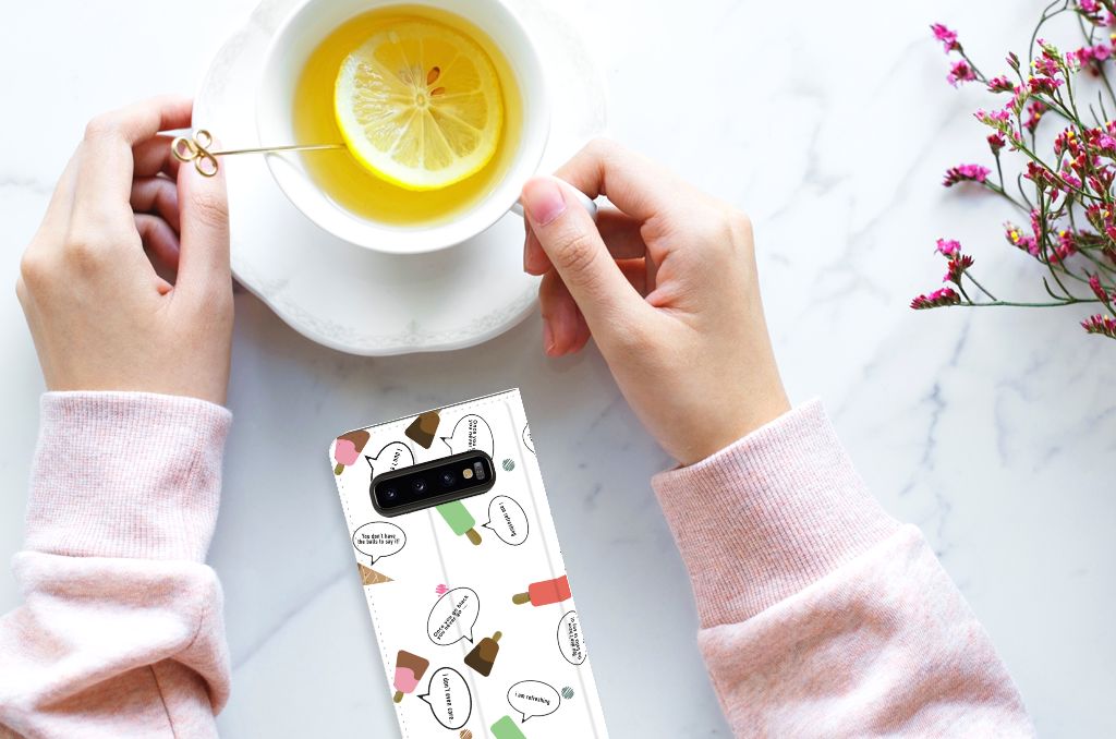 Samsung Galaxy S10 Flip Style Cover IJsjes