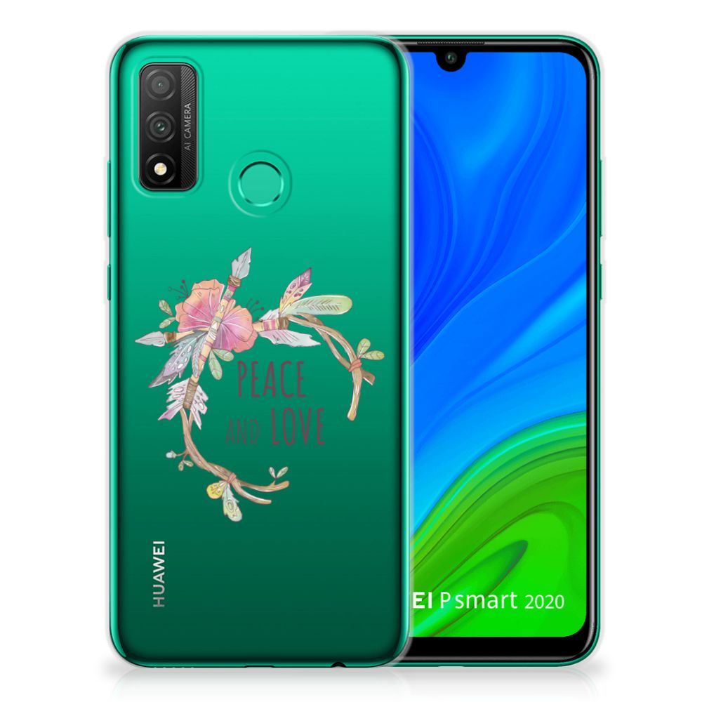 Huawei P Smart 2020 Telefoonhoesje met Naam Boho Text