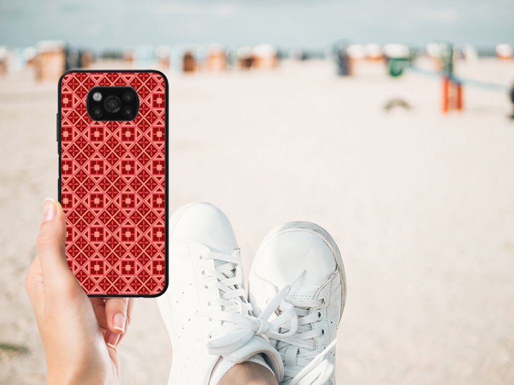 Xiaomi Poco X3 | X3 Pro Back Case Batik Rood B2C Telecom