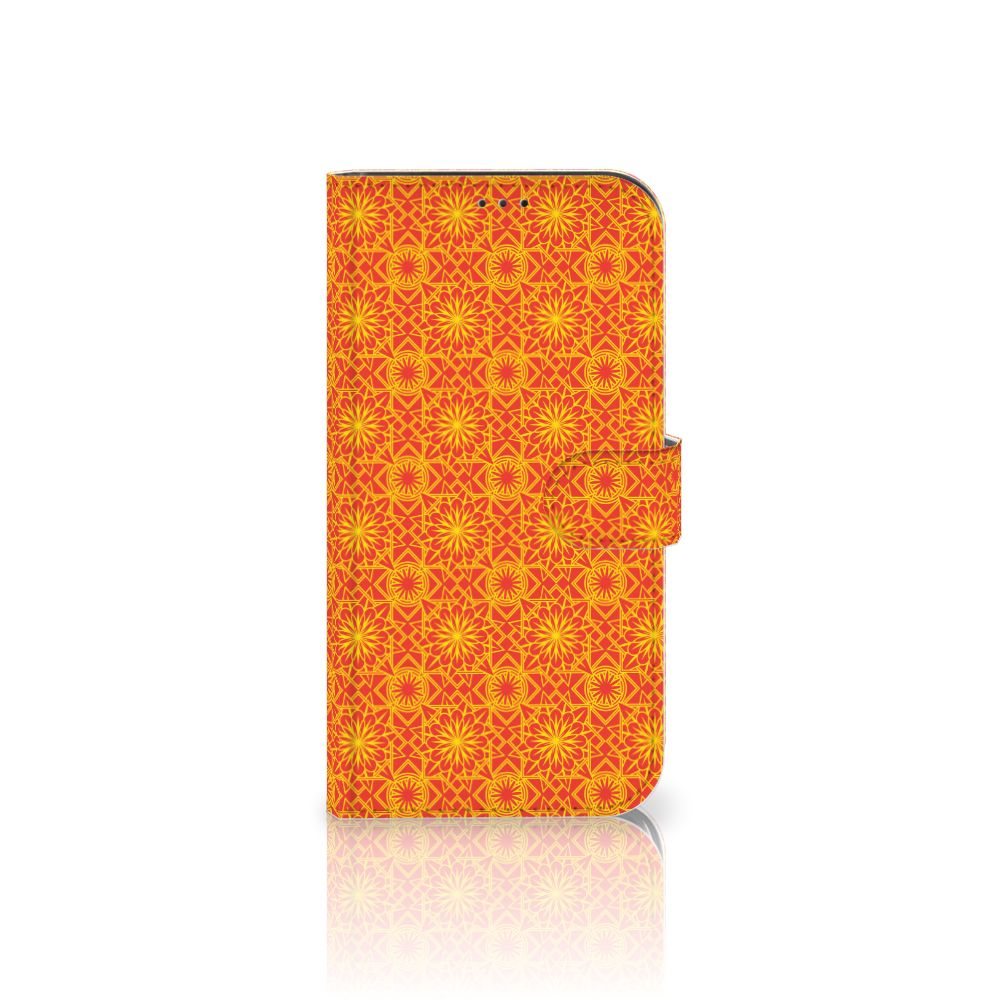 Apple iPhone 12 Pro Max Telefoon Hoesje Batik Oranje