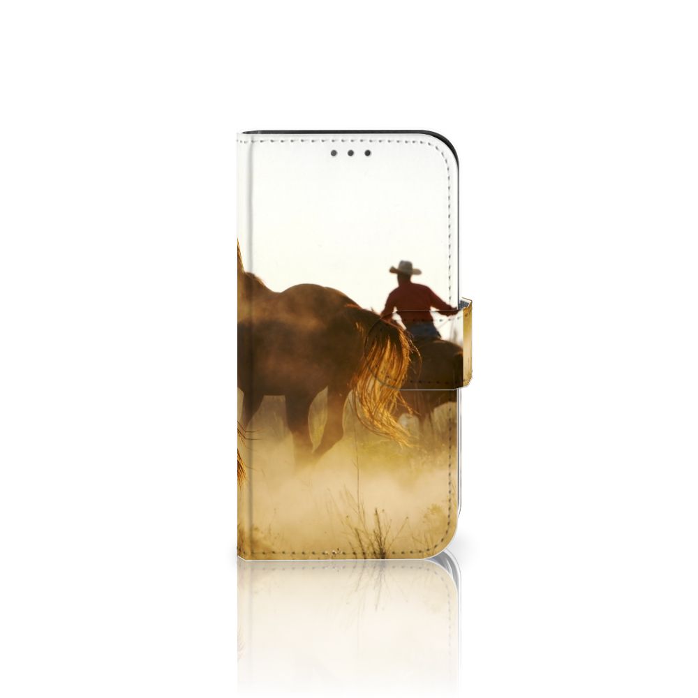 Apple iPhone 12 Mini Telefoonhoesje met Pasjes Design Cowboy