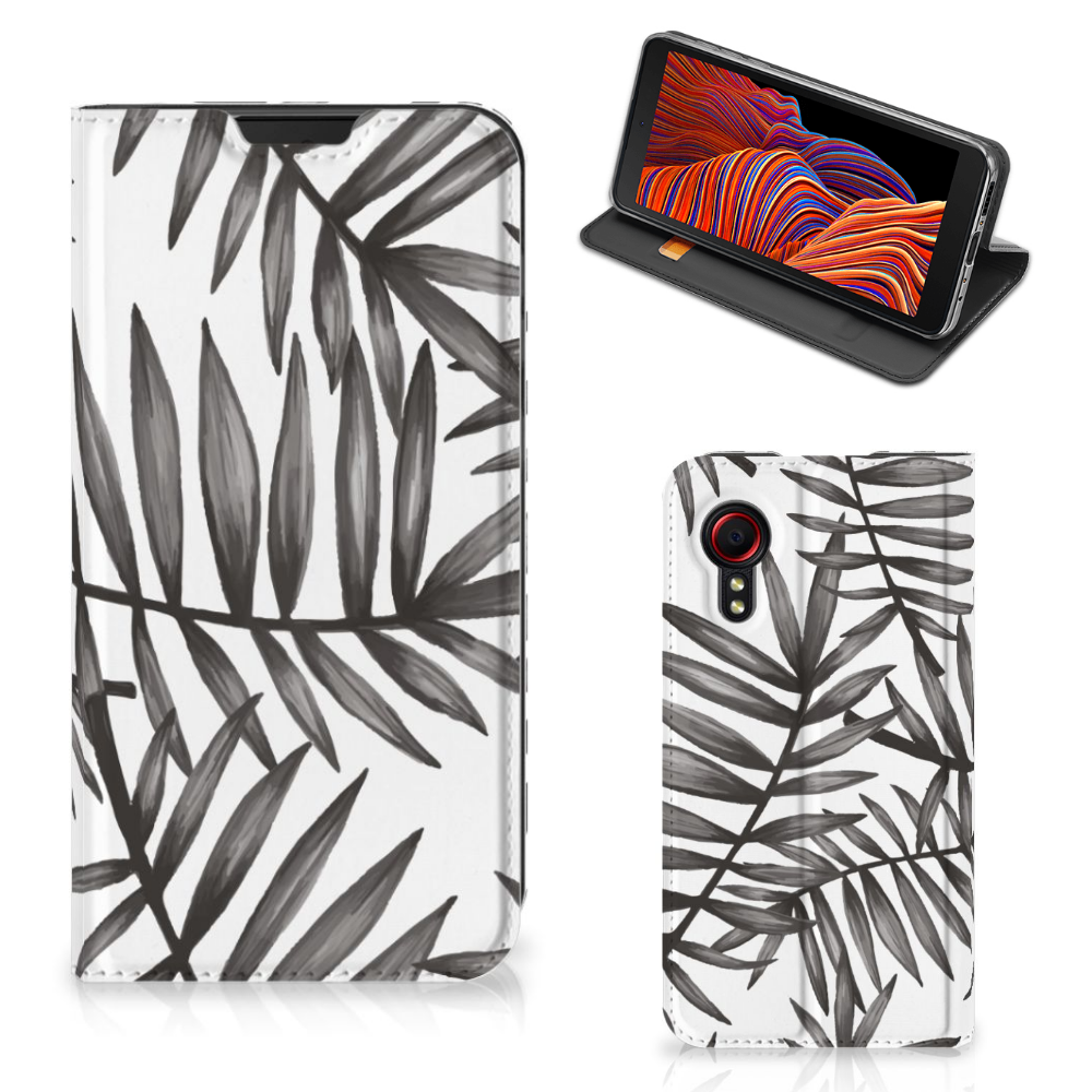 Samsung Galaxy Xcover 5 Smart Cover Leaves Grey - B2C Telecom