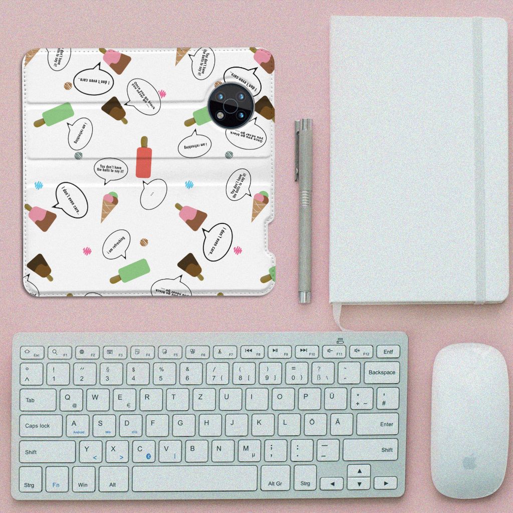 Nokia G50 Flip Style Cover IJsjes - B2C Telecom