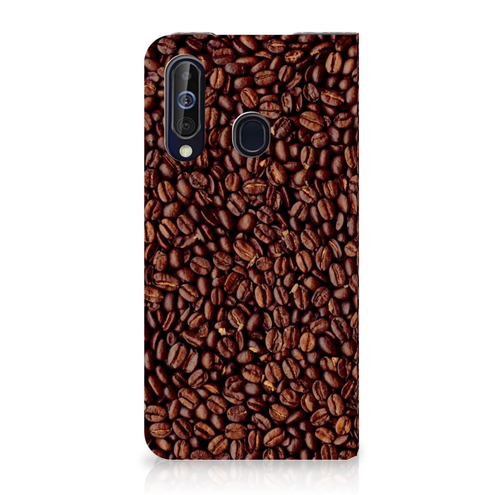 Samsung Galaxy A60 Flip Style Cover Koffiebonen