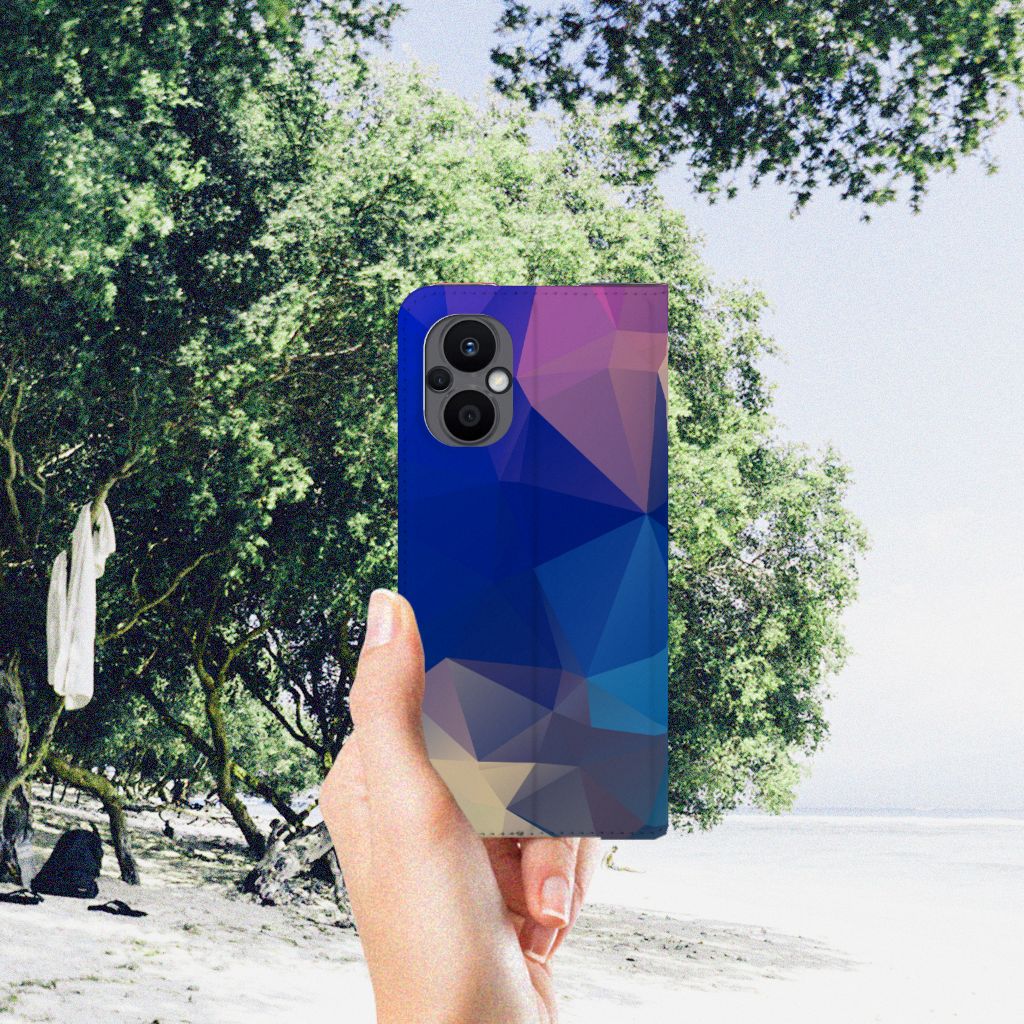 OPPO Reno8 Lite Stand Case Polygon Dark - B2C Telecom