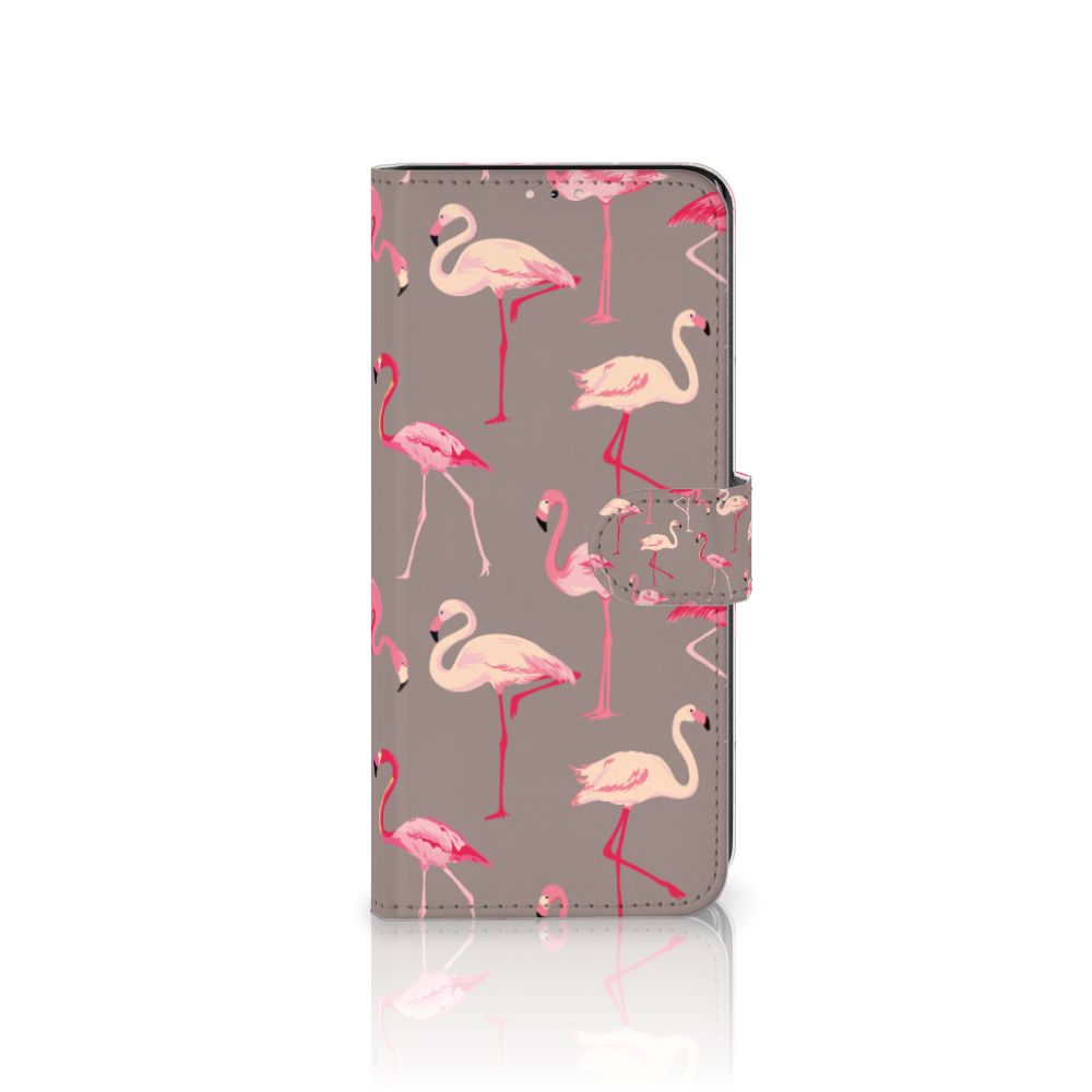 Samsung Galaxy Note 20 Telefoonhoesje met Pasjes Flamingo