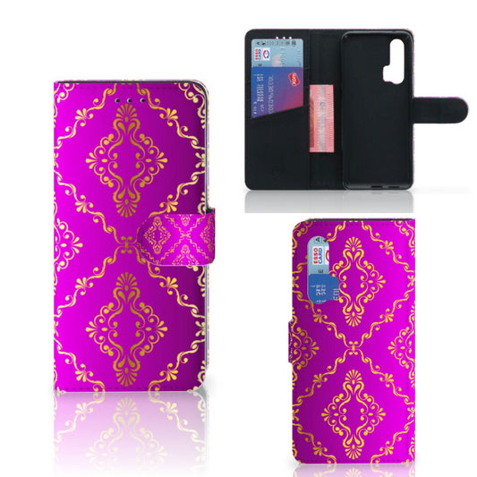 Wallet Case Honor 20 Pro Barok Roze