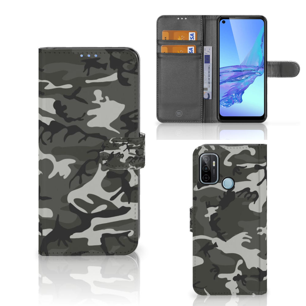 OPPO A53 | OPPO A53s Telefoon Hoesje Army Light