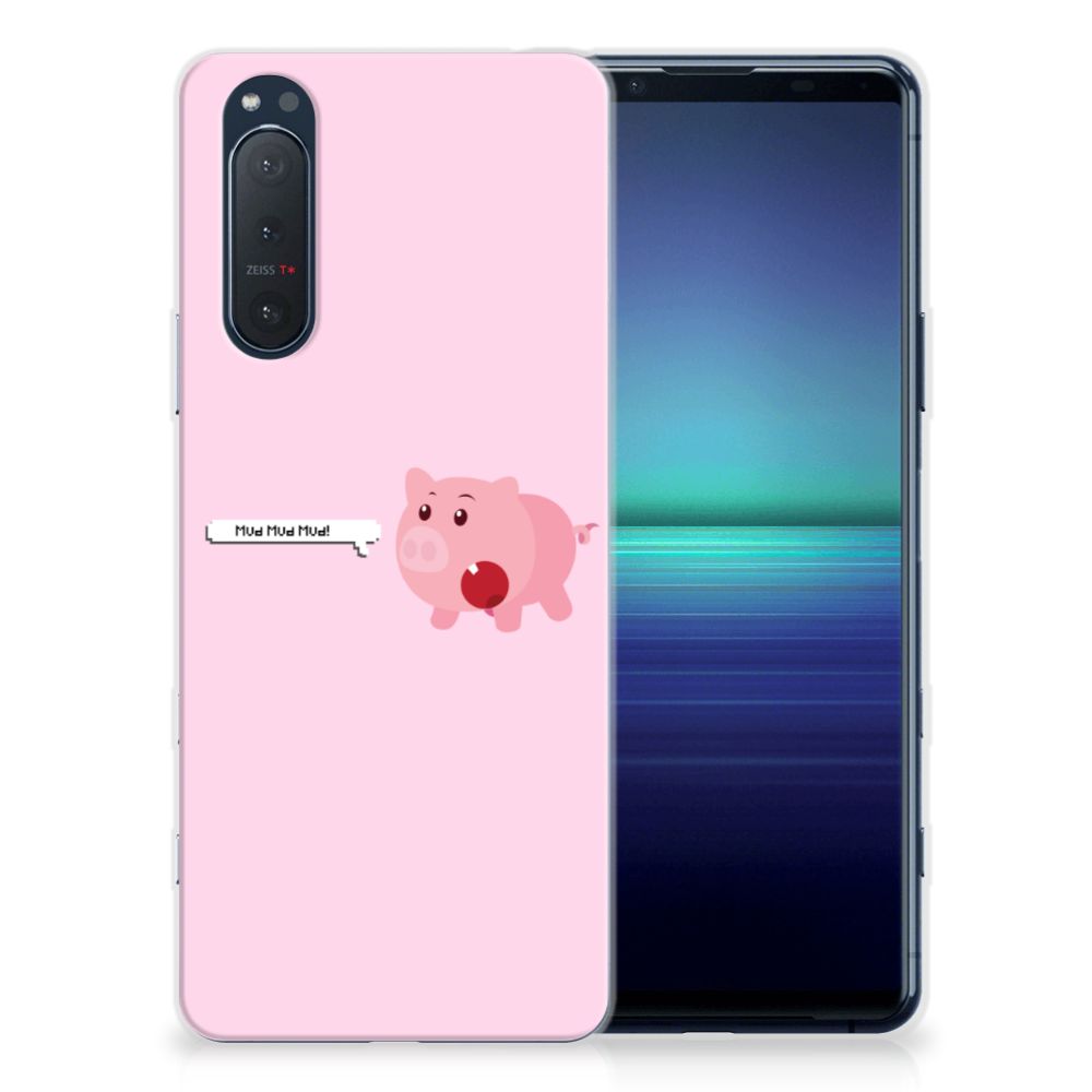 Sony Xperia 5II Telefoonhoesje met Naam Pig Mud B2C Telecom
