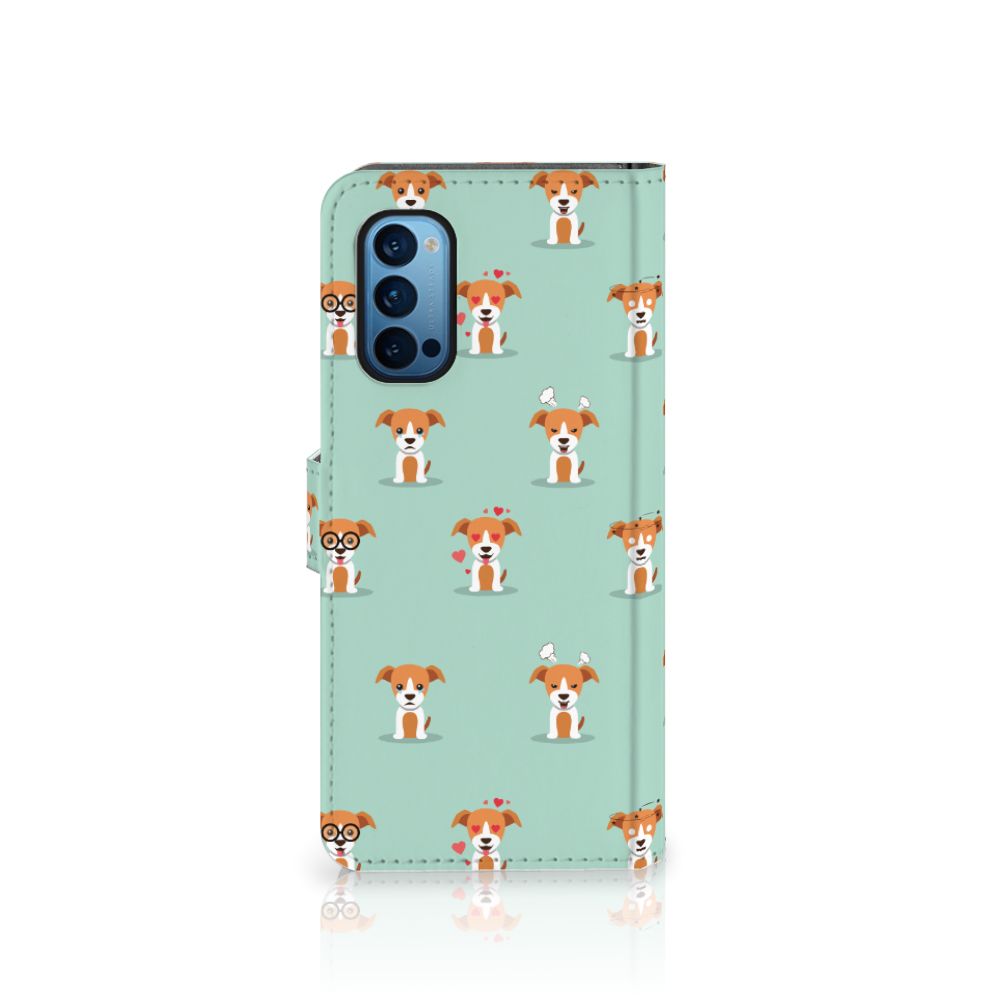 OPPO Reno 4 Pro 5G Telefoonhoesje met Pasjes Pups