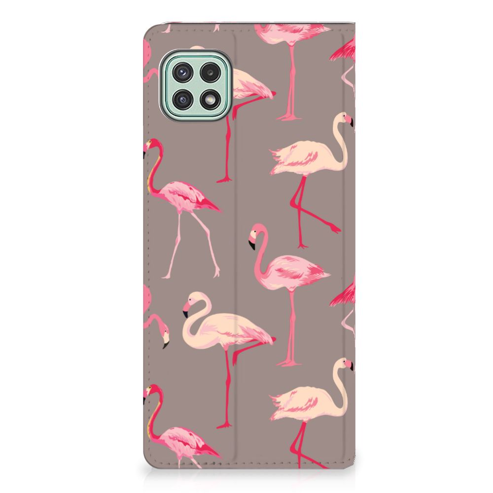 Samsung Galaxy A22 5G Hoesje maken Flamingo - B2C Telecom