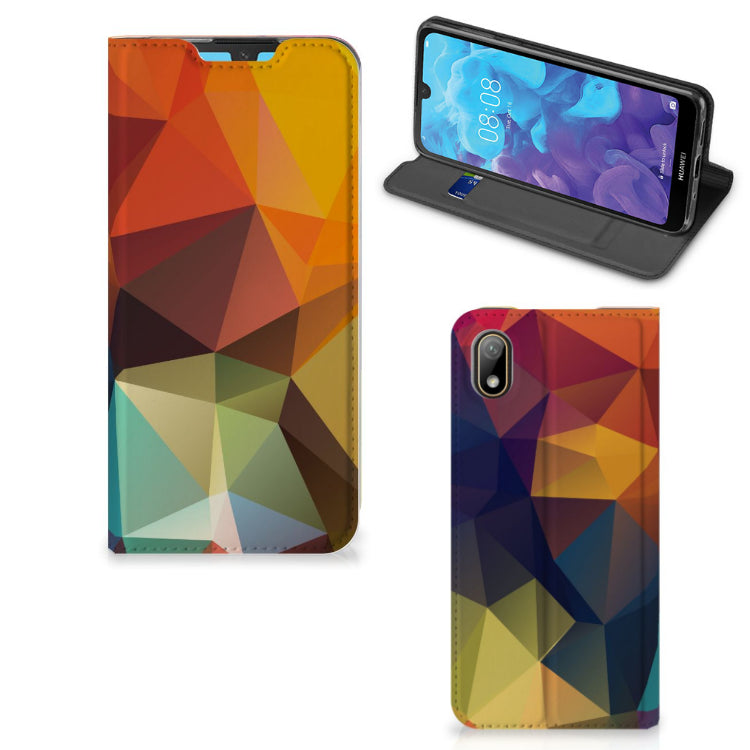 Huawei Y5 (2019) Stand Case Polygon Color