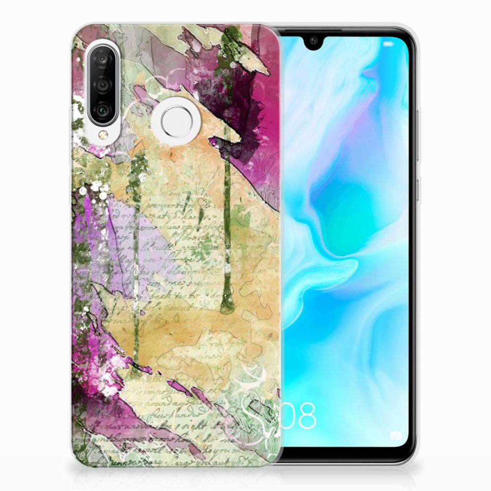 Hoesje maken Huawei P30 Lite Letter Painting