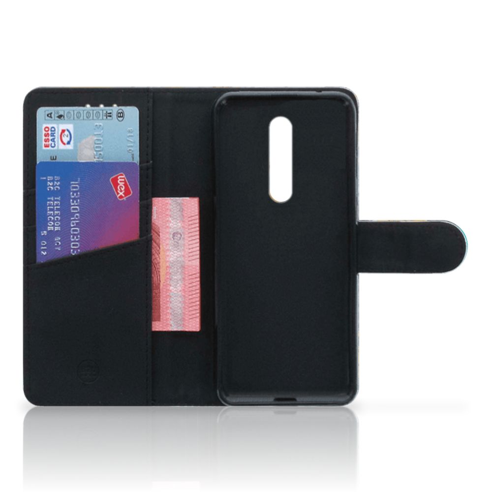 Xiaomi Redmi K20 Pro Bookcase Marble Blue Gold